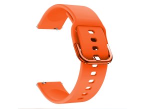 Oranžový silikonový řemínek 20mm