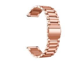 Růžové zlato kovový řemínek 20mm