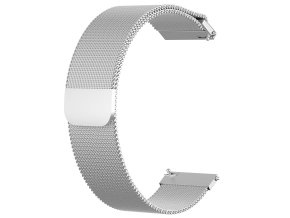 Stříbrný Milánský řemínek 20mm