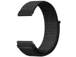 Černý nylonový řemínek 20mm