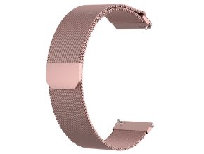 Růžový Milánský řemínek 20mm