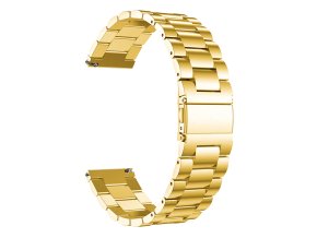 Zlatý kovový řemínek 20mm