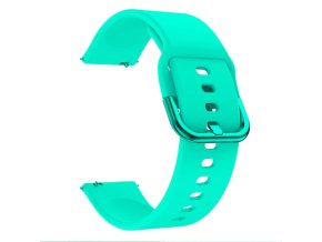 Tyrkysový silikonový řemínek 20mm