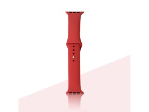 Silikonový řemínek pro Apple Watch Červený