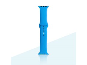 Modrý silikonový řemínek pro Apple Watch