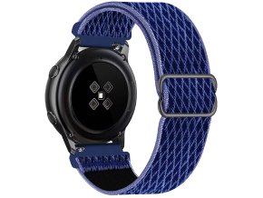 Elastický nylonový řemínek tmavě modrý 22mm