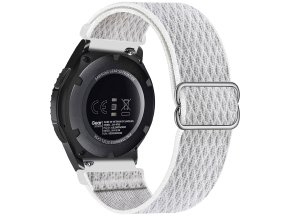 Elastický nylonový řemínek bílý 22mm