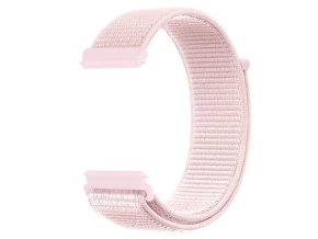 Světle růžový nylonový řemínek 20mm