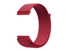 Červený nylonový řemínek 20mm