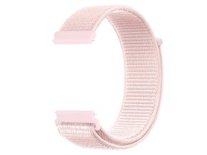 Světle růžový nylonový řemínek 22mm