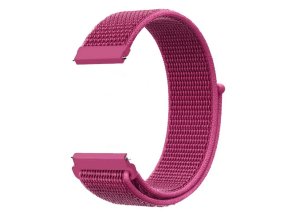 Tmavě růžový nylonový řemínek 22mm
