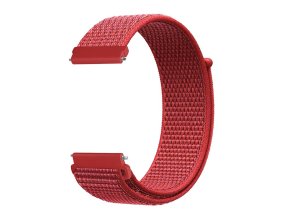 Červený nylonový řemínek 22mm