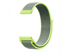 Světle zelený nylonový řemínek 22mm