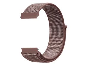 Hnědý nylonový řemínek 22mm