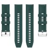 Silikonový řemínek 20mm - Tmavě zelený