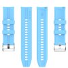 Silikonový řemínek 20mm - Světle modrý