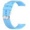 Silikonový řemínek 20mm - Světle modrý