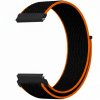 Černo oranžový nylonový řemínek 22mm