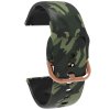 Silikonový řemínek 20mm vzor Army Camouflage
