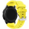 Silikonový řemínek žlutý 22mm
