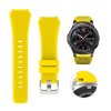 Silikonový řemínek žlutý 22mm
