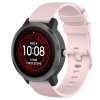 Světle růžový sportovní silikonový řemínek 18mm