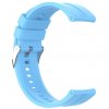 Světle modrý silikonový řemínek 22mm