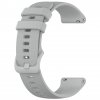 Graues Sport-Silikonarmband 20mm