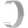 Stříbrný Milánský řemínek magnetický 22mm