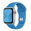 Modrý silikonový řemínek pro Apple Watch