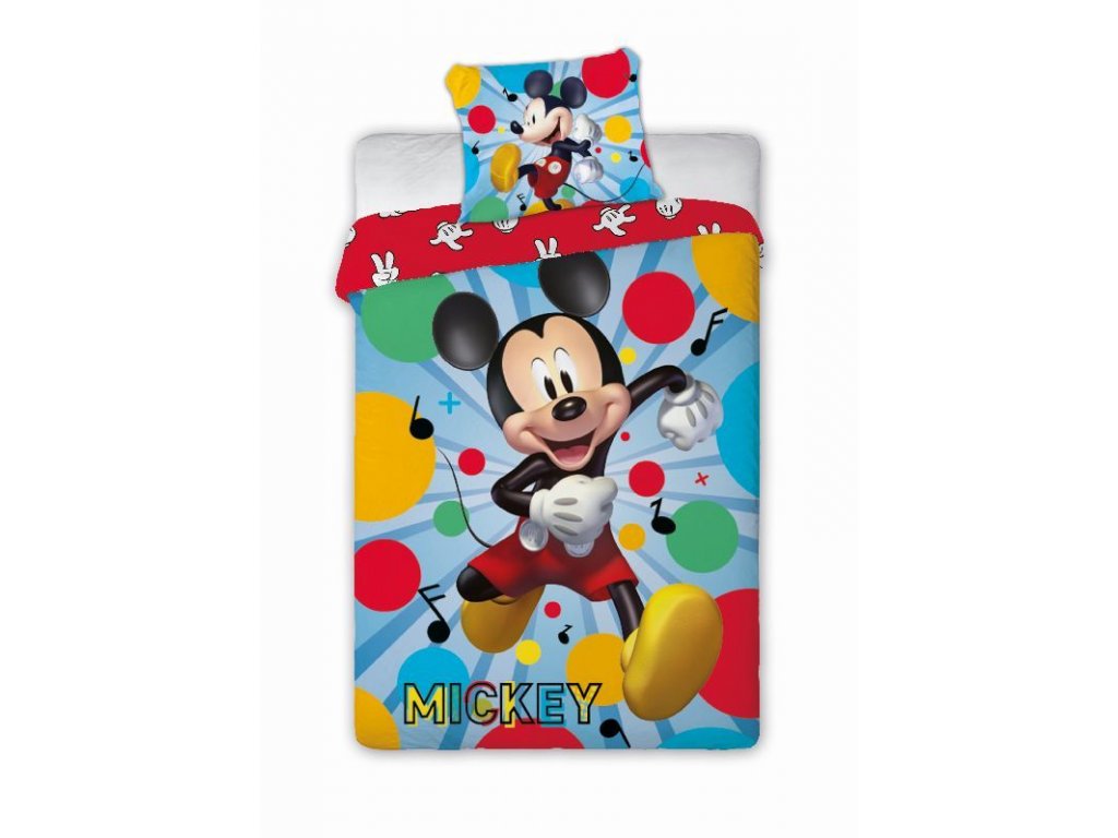Dětské povlečení Mickey Mouse Taneční Párty 140X200/70X90
