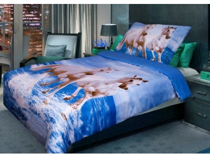Aaryans povlečení 3D KONĚ 140x200/70x90