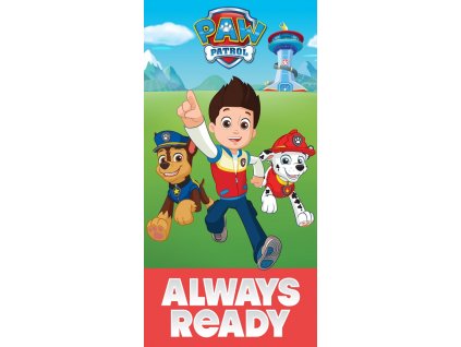 Dětská osuška Tlapková Patrola Vzhůru do Akce