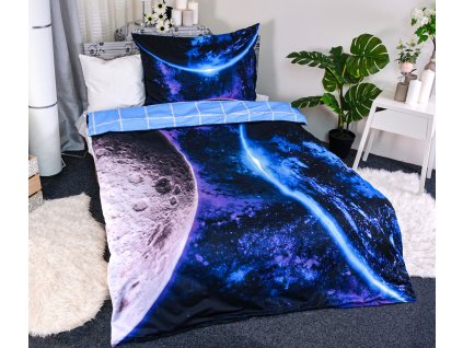 Povlečení 3D Planety 140x200/70x90