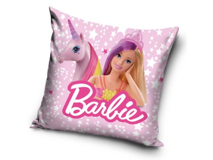 Dětský polštářek Barbie a Jednorožec