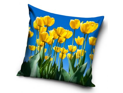 Dekorační polštářek Tulipánový ráj