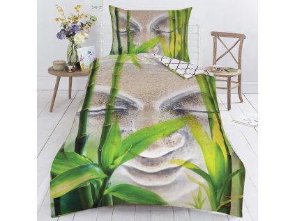 Aaryans bavlněné povlečení 3D Budha 140x200/70x90cm