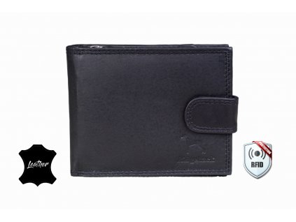 Kožená pánská peněženka JBNC 45 MN ČERNÁ, s ochranou RFID