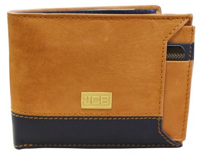 Kožená peněženka s ochranou RFID - JCBNC 55 TAN