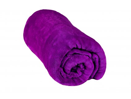 Aaryans deka mikroplyš 150x200 cm tmavě fialová