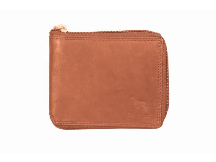 Pánská kožená peněženka JBNC 38 TAN, přírodní hnědá