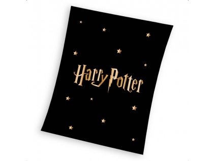 Deka Harry Potter Gold stars 130x170 cm