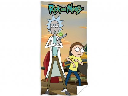 Dětská osuška Rick a Morty Šílený vědec 70x140 cm