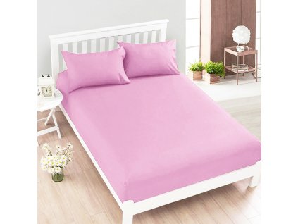 Aaryans Jersey prostěradlo světle růžové