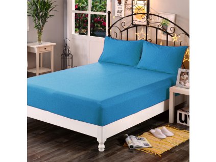 Aaryans Froté prostěradlo tyrkysové