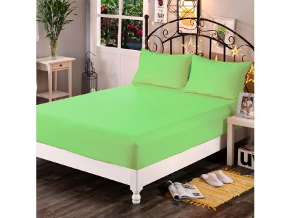 Aaryans Froté prostěradlo Zelená