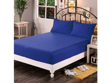 Aaryans Froté prostěradlo tmavě modré