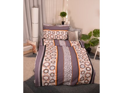 Aaryans bavlněné povlečení Bessie žluté 140x200/70x90cm