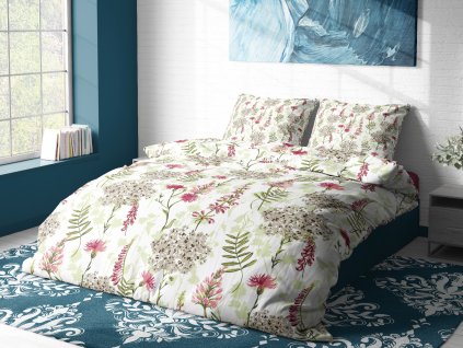 Aaryans bavlněné povlečení Medlin růžové 140x200/70x90cm