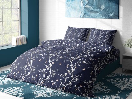 38548 aaryans bavlnene povleceni venuse modre 140x200 70x90cm